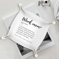 Mother s Day Gifts for Mom,Mother s day Gifts for Women Jewelry Valet Tray PU Catchall Beside Caddy Nightstand Organizer Tray for Jewelry Rings Watches Keys and Accessories