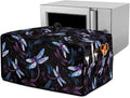 Dragonfly Print Microwave Oven Cover Dust-Proof Microwave Toaster Oven Cover Foldable Kitchen Appliance Protector Suitable for Most Microwave Ovens, M