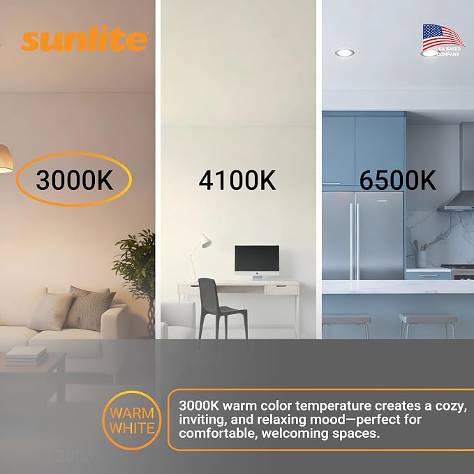 Sunlite LED R14 Mini Flood Light Bulbs, 4 Watts, 250 Lumens, Medium Base