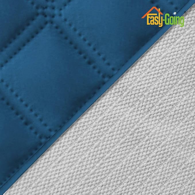 Easy-Going Sofa Slipcover Waterproof Recliner Chair Cover Non-Slip Fabric Couch Cover for Living Room Washable Furniture Protector for Pets Kids Children Dog Cat (Recliner, Peacock Blue)