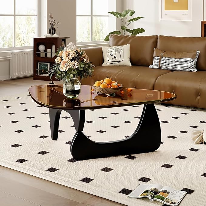 Coffee Tables for Living Room, Small Oval Center Table