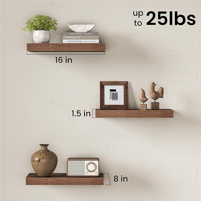 Fun Memories 16Inch Floating Shelves