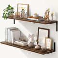 Fun Memories Deep Floating Shelves, 36W x 8D Floating Shelves Set of 2