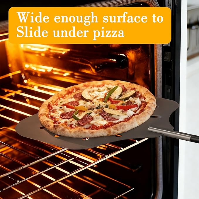 bodkar Pizza Peel 12" Metal Pizza Paddle
