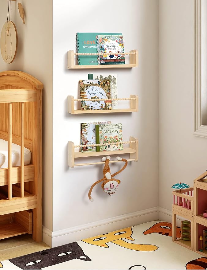 Maxpeuvon Nursery Floating Shelves