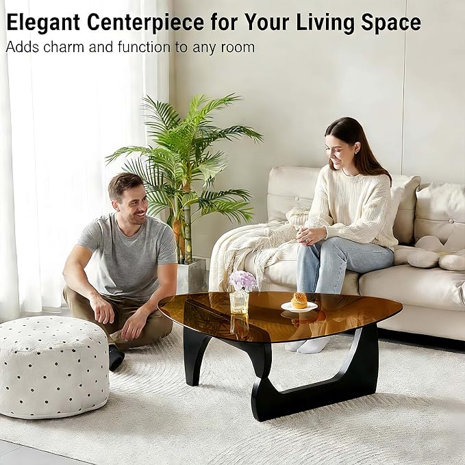 Coffee Tables for Living Room, Small Oval Center Table