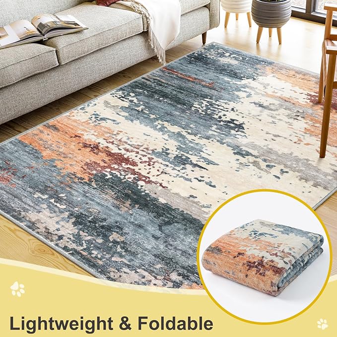 COMSLE Door Mat for Dogs Muddy Paws Soft Absorbent Indoor Front Entryway Rug Machine Washable Entrance Mats Non Slip Throw Rugs 36" x 60" Doormat for Inside Foyer Bedroom - Yellow