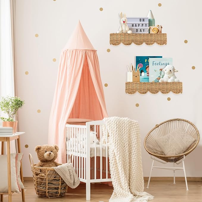 Nursery Book Shelves Set of 2