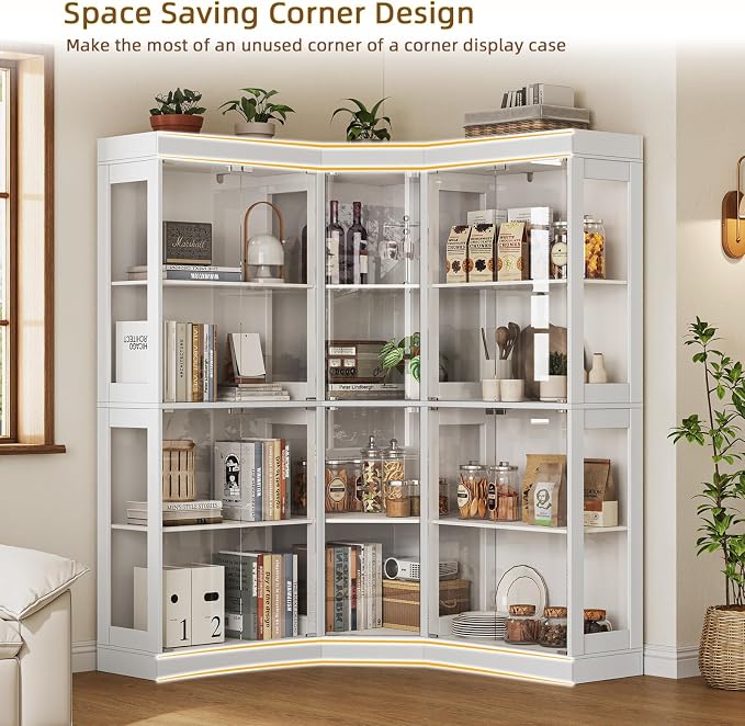 70.1" Large Corner Cabinet