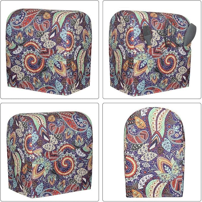 Kitchen Aid Mixer Cover,Kitchen Stand Mixer Cover Compatible With 5-8 Quart Kitchenaid Hamilton Mixers,Kitchen Aid Covers for Stand Mixer With Pockets,Kitchen Aid Mixer Assecories