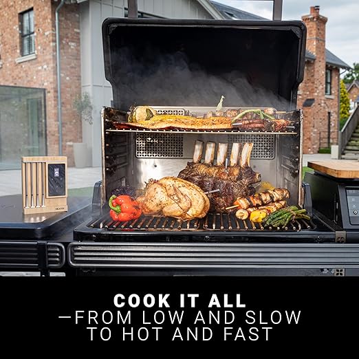 MEATER Pro XL WiFi & Bluetooth Meat Thermometer, 4-Probe, 1000°F, Accurate