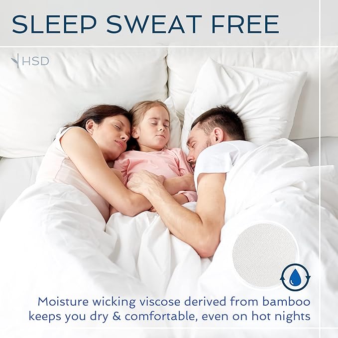 Hotel Sheets Direct 4 Piece Bed Sheet Set California King Size, 100% Viscose Derived from Bamboo Sheets Set with 2 Pillowcases, Cooling & Breathable Luxury Bedding, Moisture-Wicking, Silky Soft, Black