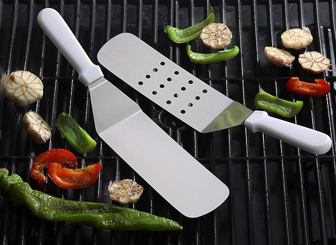 New Star Foodservice 14.5 Inch Perforated Flexible Grill Turner