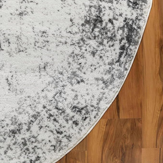 Simple Black and White Geometric Texture Bordered Area Rug 12x15 for Living Room Bedroom Dining Room Soft Washable Anti Slip Floor Mats Doormat Modern Minimalist Large Carpet Cozy Indoor Oval Rugs
