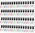 Beeveer Acrylic Key Board with 60 No. Hooks Wall Mount Key Rack Holder Hanger Storage Collection for School, Garage, Car Dealer, Office, Hotel, Real Estate(Transparent)