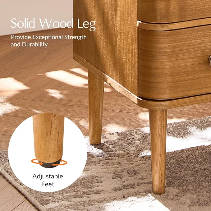 HULALA HOME Modern End Table Set of 2