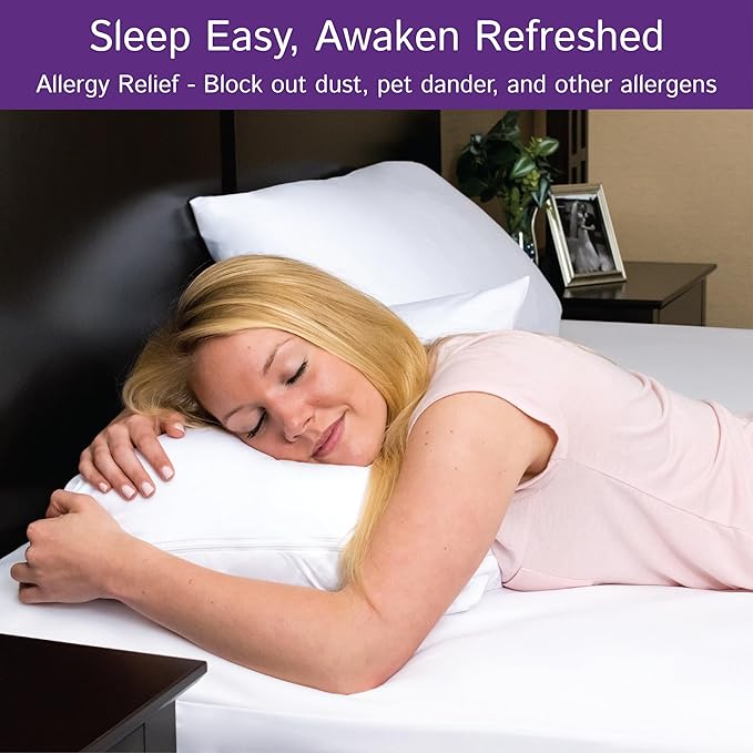 Split King Waterproof Mattress Protector (2pcs 39"x80") - Fitted Sheet Mattress Cover with Deep Pockets - Hypoallergenic, Breathable, Water Proof, Noiseless, Vinyl Free