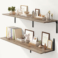 Fun Memories Floating Shelves for Wall, 12 Inch Deep Floating Shelves Set of 2