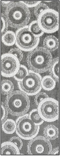 Custom Size Long Grey Hallway Runner Rug | Cut to Length 2'3" x 18' (Runner) | Non-Slip & Machine Washable | REMNAZ