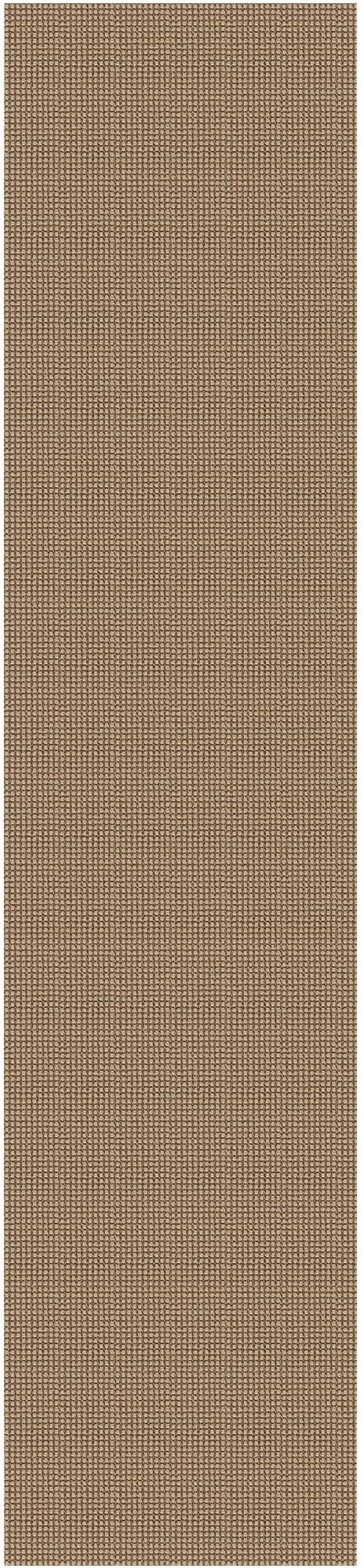 IOHOUZE Washable Runner Rug 2.6x12 Non Slip Rubber Backed Extra Long Hallway Runner Entryway Runner Indoor, Kitchen Rugs Woven Cotton Floor Carpet for Hall Stair, Orange/Tan/Brown
