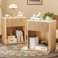 Modern Fluted Nightstand Set of 2
