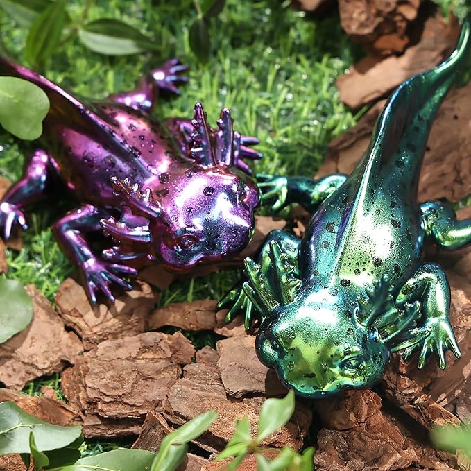 Let's Resin Large Axolotl Resin Molds Silicone, 3D Animal Silicone Molds