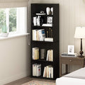 Furinno Jaya Book Shelf, 5-Tier Bookshelf, Tall Standing Bookcase