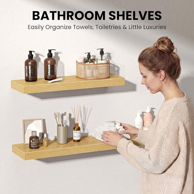 Fun Memories 40Inch Floating Shelves