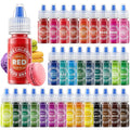 Food Coloring Liquid - 5 Food Grade Vibrant Colors Food Coloring Liquid Set, Food Dye Color for Baking, Icing, Cookie, Cake Decorating, Easter Egg, DIY Making Supplies Kit (0.25 Fl Oz (Pack of 5))