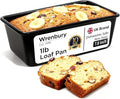 Wrenbury Large 2lb Loaf Pan for Baking Bread – Non Stick Carbon Steel Bread Pan 9.5 Inch for Homemade Banana Cake and Meatloaf – PTFE Free Bakeware