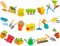 3Pcs Gardening Tool Banners Garden Birthday Party Decorations Garden Tool Theme Banner Garlands Hanging Decorations for Spring Theme Birthday Party Baby Shower Supplies