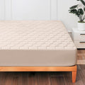 Hearth & Harbor California King Size Quilted Fitted Mattress Pad Cover, 100% Waterproof Mattress Protectors, Deep Pocket Fitted Mattress Cover 8" - 21" (72" x 84", Beige Cream)