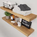 BAOBAB WORKSHOP Natural Wood Floating Shelves