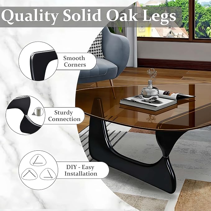 Coffee Tables for Living Room, Small Oval Center Table