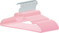 Velvet Hangers 20 Pack, 16" Non Slip Adult Hangers, Slim Clothes Hanger with 360 Degree Swivel Hook - Durable & Cute for Coats, Shirts, Dress (Pink)