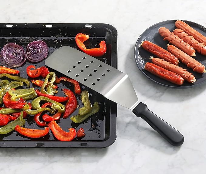 New Star Foodservice 14.5 Inch Perforated Flexible Grill Turner