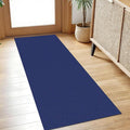IOHOUZE Washable Runner Rug 2x5 Non Slip Runners for Hallways Entryway Runner Indoor, Kitchen Throw Rug Woven Cotton Floor Carpet for Hall Entrance Bedroom, Royal Blue/Navy