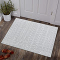 Lahome Moroccan Rugs for Entryway 2x3 Small Non-Slip Kitchen Rug Throw Lightweight Area Rugs for Bedroom Gray Vintage Print Distressed Bath Mat Floor Indoor Doormat Carpet for Laundry Living Room