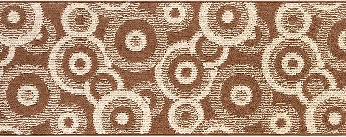30 ft Extra Long Brown Hallway Runner Rug | Non-Slip & Machine Washable | Custom Cut to Size 2'3" x 30' (Runner) | REMNAZ