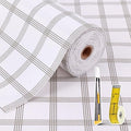 Drawer and Shelf Liner for Kitchen Cabinet: 23.6 in X 30 Ft Non Slip Waterproof Shelf Paper Non Adhesive Refrigerator Liners White Square Easy Liners for Bathroom Cupboard with Knife Tape Measure