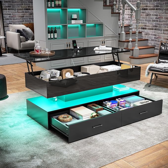 SEDETA 47.2" Lift Top Coffee Table, Coffee Tables
