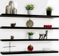 YYWUOJJ Wood Floating Shelves for Wall Decor, Rustic Wall Shelves for Bedroom