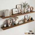 FLYJOE Floating Shelves for Wall, 72 Inch Floating Shelves Set of 2, Kitchen