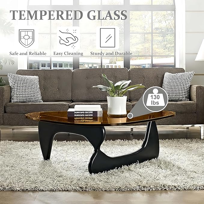 Coffee Tables for Living Room, Small Oval Center Table