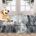 COMSLE Door Mat Soft Absorbent Indoor Front Entryway Rug Machine Washable Entrance Mats for Muddy Paws Non Slip Throw Rugs 20" x 32" Doormat for Inside Foyer Bedroom - Gray