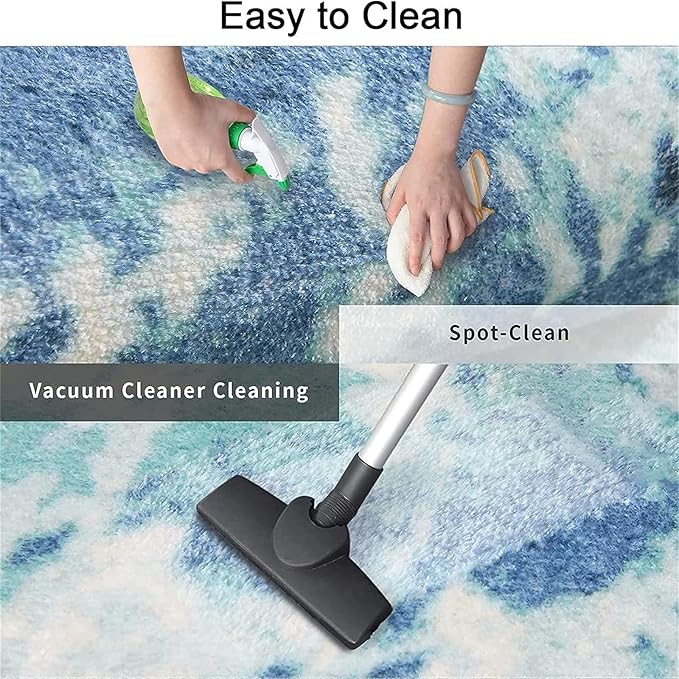 Rainbow Sun Modern Boho Large Area Rugs,5x6ft,Minimalist Living Room Bedroom Decor Rug Ultra-Soft, Fluffy, Lightweight Indoor Carpet with Non-Slip Backing for Kids Nursery Play Room