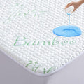 GOONIK Twin XL Mattress Protector for College Dorm Room Essentials, Back to School Breathable Bamboo Viscose Waterproof Twin Extra Long Size Mattress Pad Cover with 6-16 inches Deep Pocket