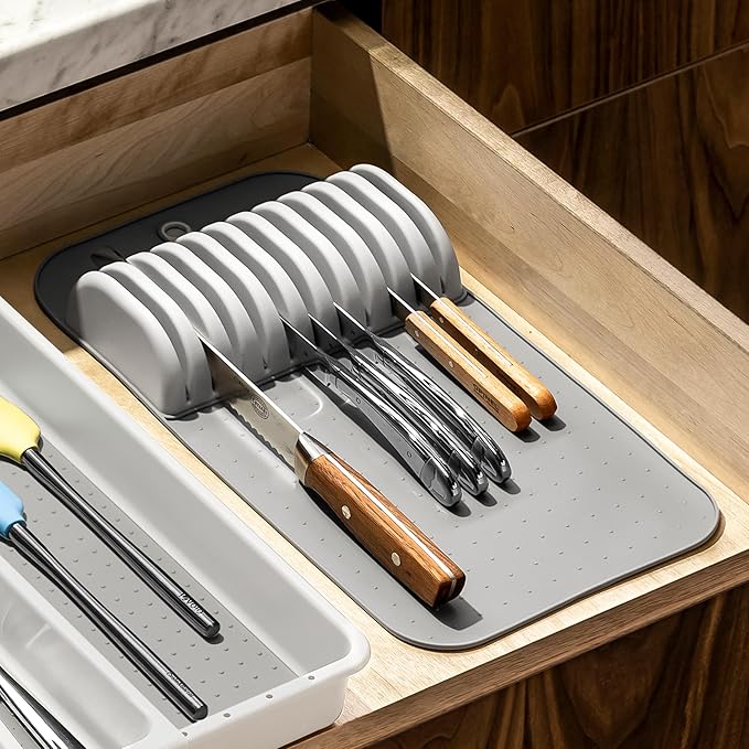 madesmart Classic In Drawer Knife Organizer, 11 Knives