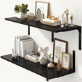 Fun Memories Floating Shelves for Wall, 12 Inch Deep Floating Shelves Set of 2