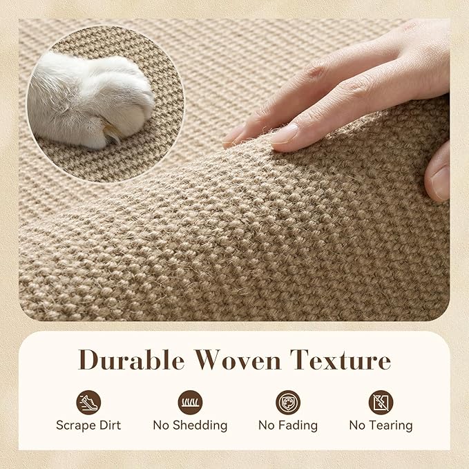 Jute Front Door Mat Indoor Entrance Indoor Door Mat Rugs for Entryway Entry Entrance Mats Inside Doormat Welcome Mats Boho 17"x36"